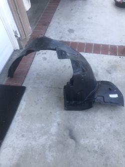 Front left fender liner 08 -12 Nissan Versa - Sedan