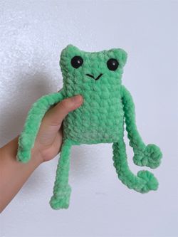 Crochet Leggy Frog Plushie