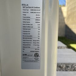 22,000 BTU Della Mini Split