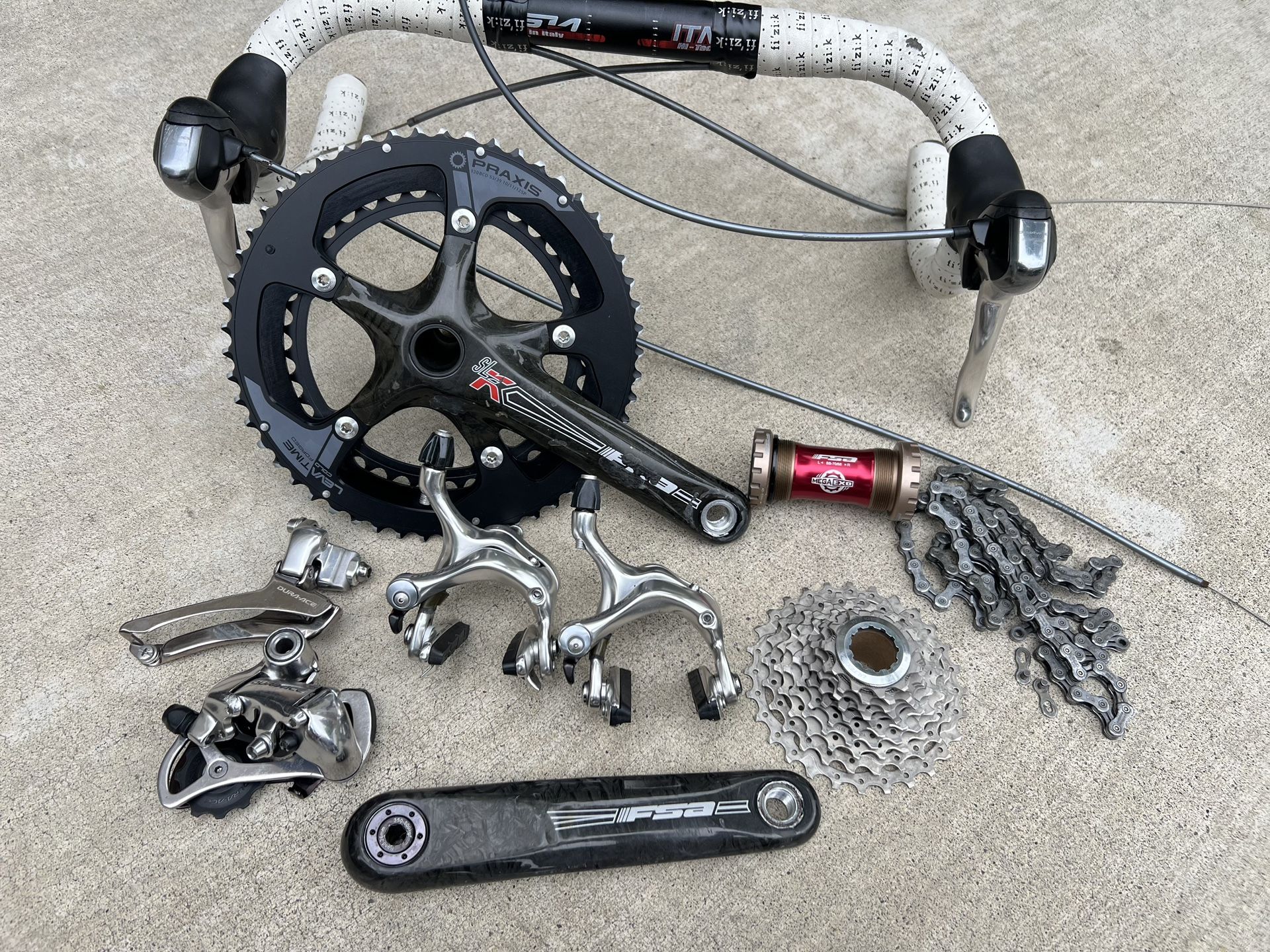 Shimano Dura Ace 7800 2x10 Speed Group Set 53/39/172.5mm