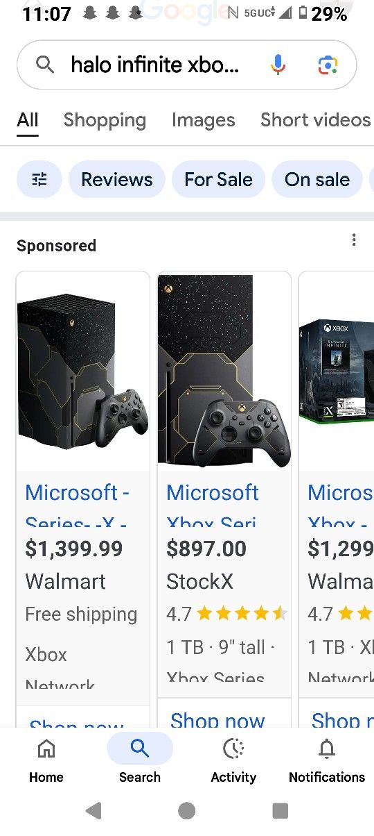 Xbox series X Halo Infinite Limited Edition