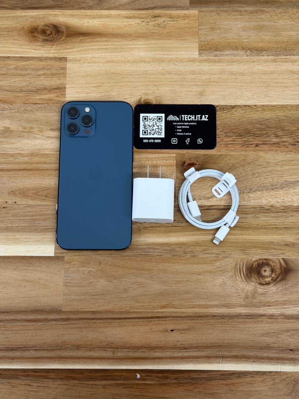 📱 iPhone 12 Pro Max | 128GB | Pacific Blue | Unlocked (Any Carrier)