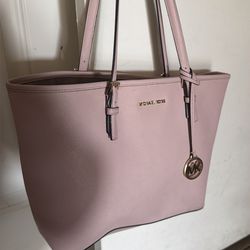 Blush Pink Michael Kors Tote Bag