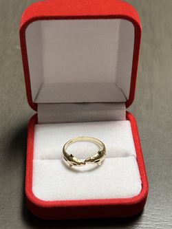 Dolphins 14k gold ring