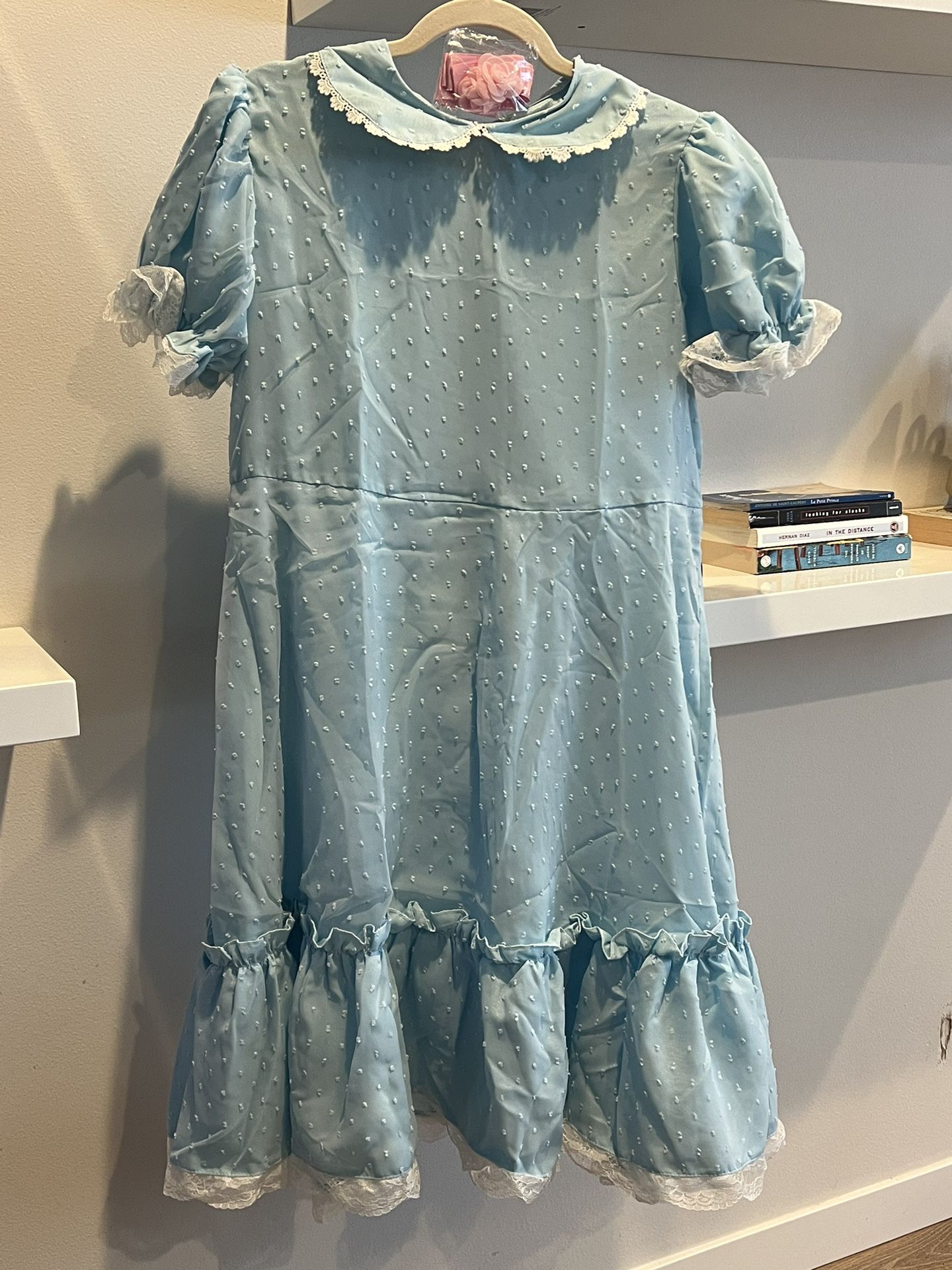 Women's Blue Chiffon Dress 