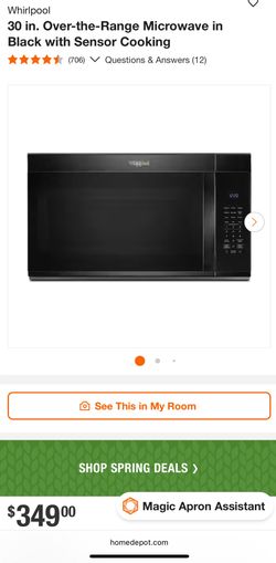 Over head microwave