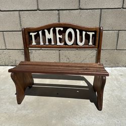 Cute TIME OUT kids Chair.