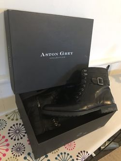 Aston Grey boots