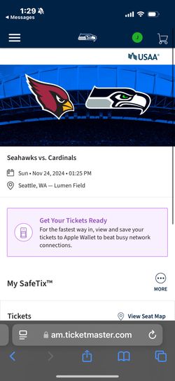 Seattle Seahawks vs Arizona Cardinals Tickets
