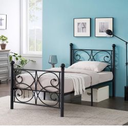 Two Vecelo Metal Bed Frames