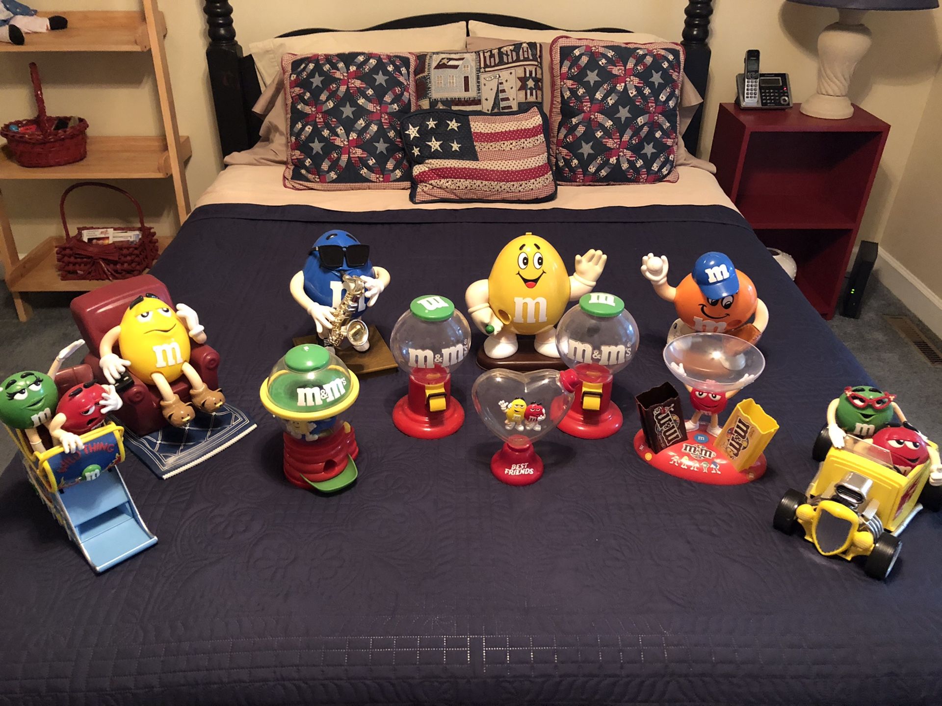 M & M collector’s candy machines