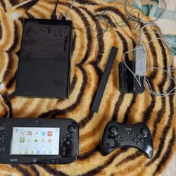 Nintendo Wii-U With 2 Controllers And Sensor Bar
