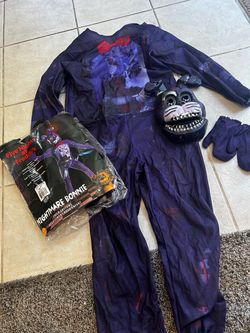 Kids nightmare Bonnie FNAF costume