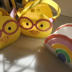 N. Peoria Brand New 3 Felt Easter Baskets Chicken Rainbow From Target Description For Pick Up Location Options 