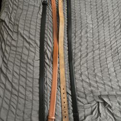 4 Belts Sizes 28-32