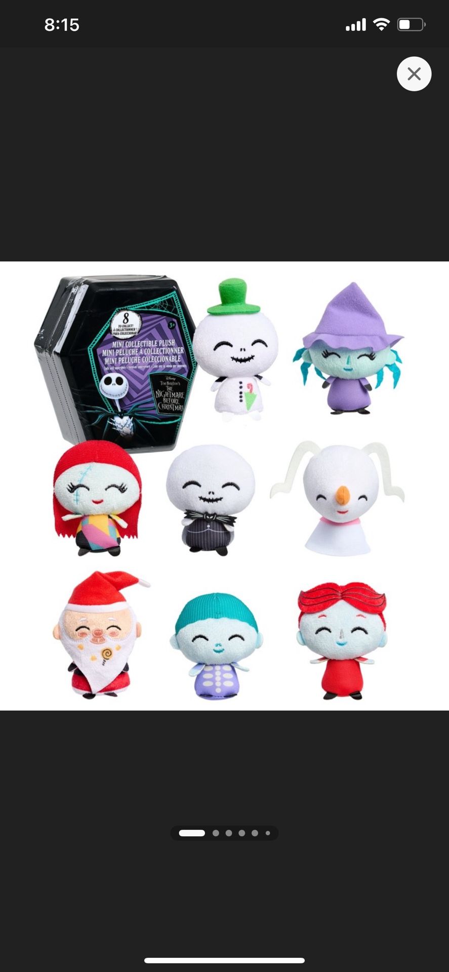 Nightmare Before Christmas Mystery Plushies 