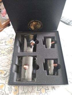 .308 Whiskey and shot glass gift set