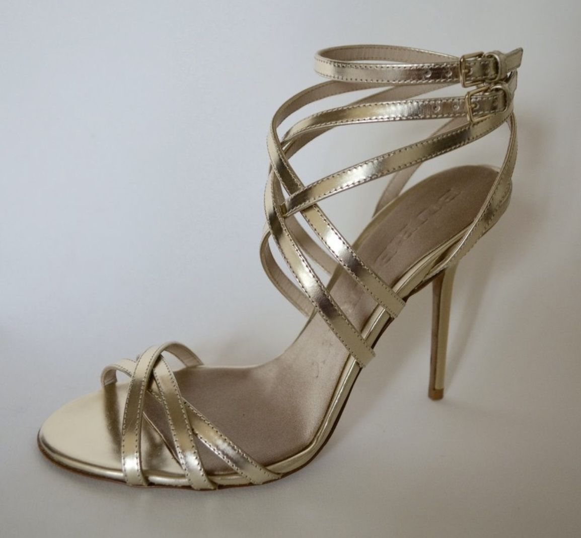 Burberry Gold Heels