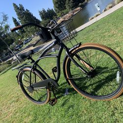 New Awesome 😎 Men’s Beach Cruiser Bike Bicycle Standard Adult Size 26” Tires Vans