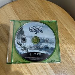 PS3 SSX Disc Only