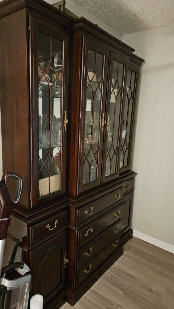 Antique Dining Room Hutch
