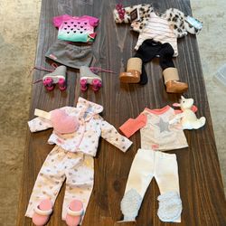 Four Our Generation Doll Outfits and Accessories