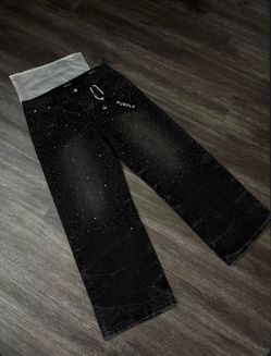Baggy purple jeans brand new