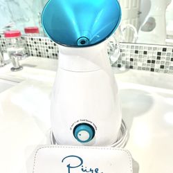 Ionic Facial Steamer, Towel Warmer and Humidifier With Stainless Steel Skin Kit