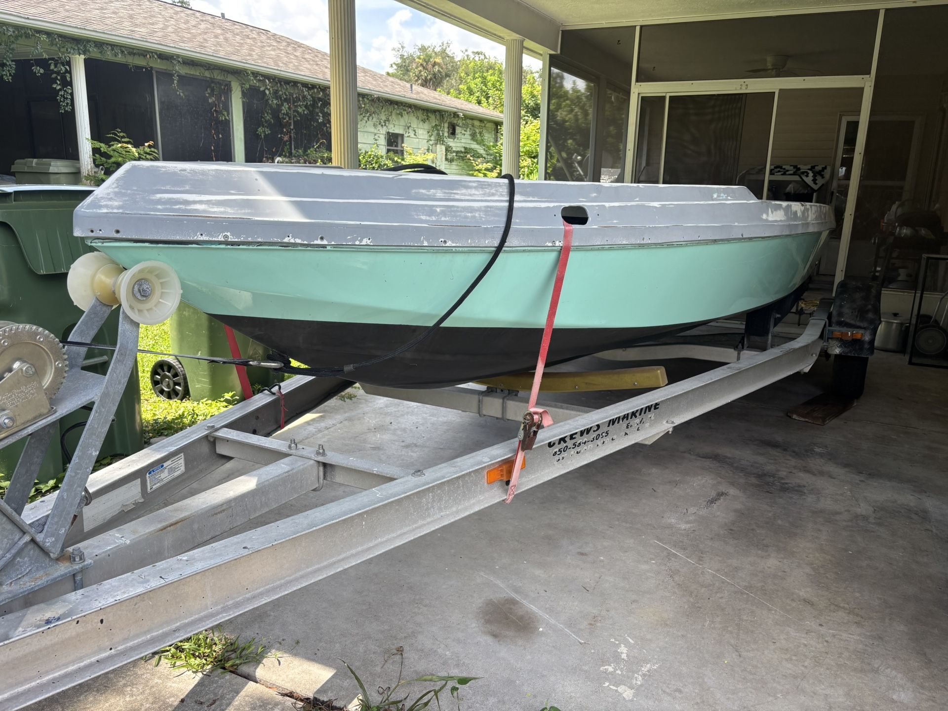 Boat And Trailer
