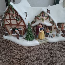 Snow White And The Seven Dwarfs Cottage Christmas From The Collection Entitled