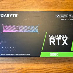 White GeForce RTX 3060 12GB