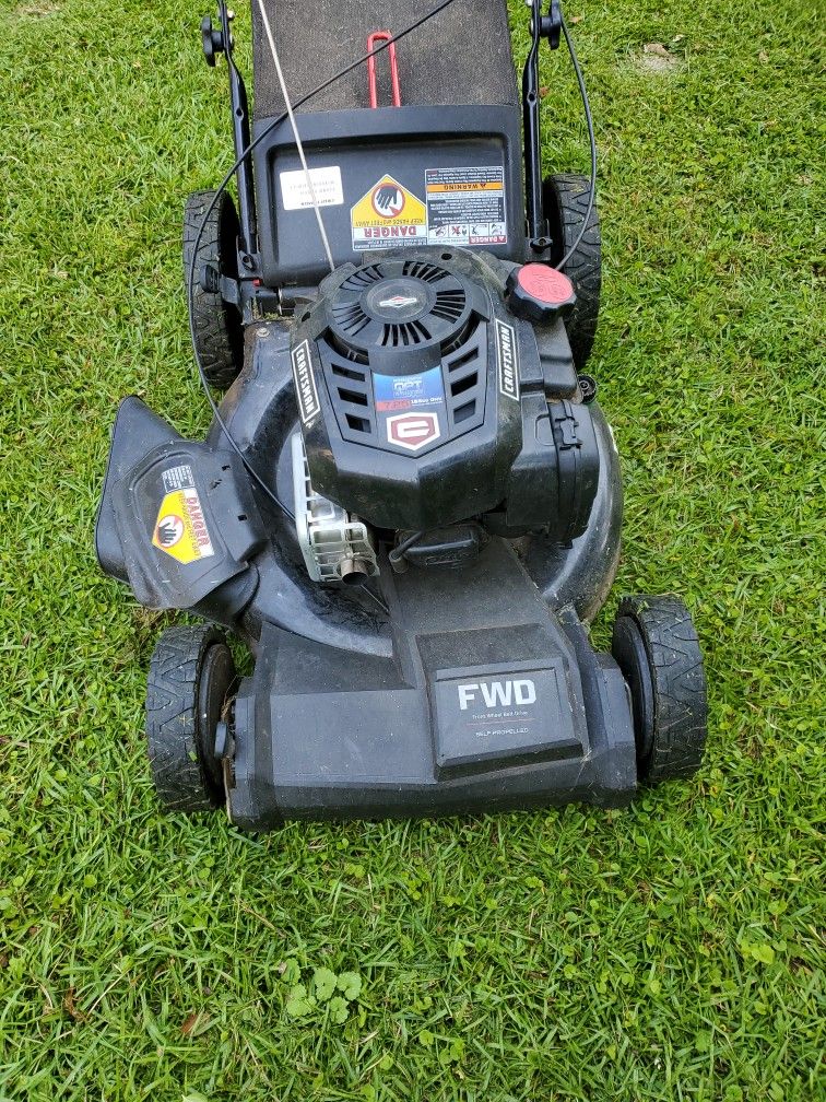 Lawn Mower Craftsman Gas 4cycle BRIGGS STRATTON 7.25 163cc OHV 21IN