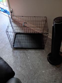 I have a nice medium sized dog cage for sale