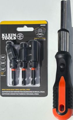Klein Tools Impact Driver Socket Swivel Adapters 3-Piece Set