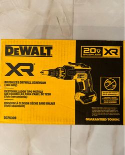 DEWALT XR 20V MAX Lithium-Ion Cordless Brushless Screw Gun (Tool Only)