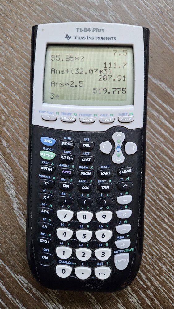 TI-84 Plus Graphing Calculator 