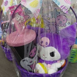 Kuromi Easter basket