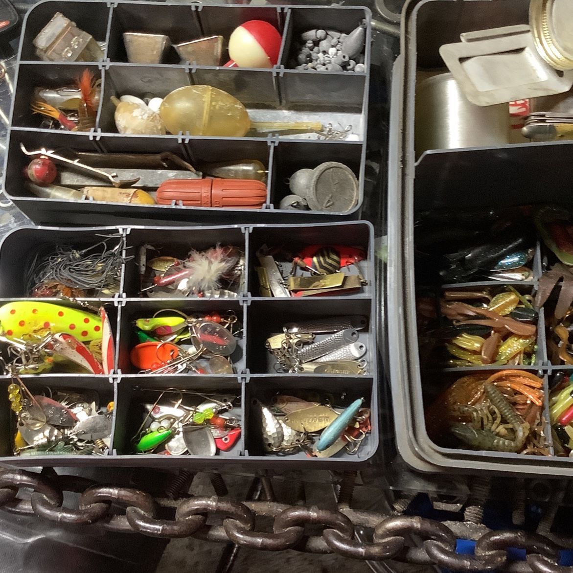 The Fishing Tackle Box there's about 1000 pieces I will gather 300 bucks or  best offer for Sale in San Bernardino, CA - OfferUp