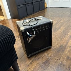 Amp And Guitar