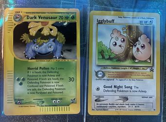 Dark Venasaur & Igglybuff (Best of Game) - Pokemon Cards