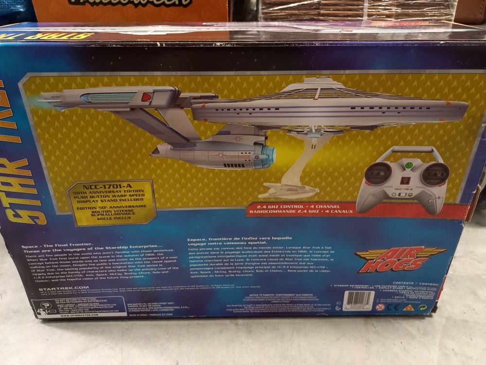 Star Trek Enterprise NCC 1701 A, Remote Control Drone Air