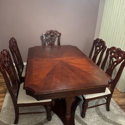 Modern Vintage Dining Table Set