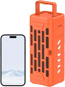 NEW Orange Bluetooth Speaker w/ Magnetic Mount, IPX7 Waterproof, BT 6.0