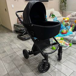 ANEX Combined stroller Eli Midnight