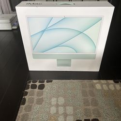 Apple iMac 24” (M1, 8-Core, 8GB/256GB) - Green - Brand New In Sealed Box (Not Used)