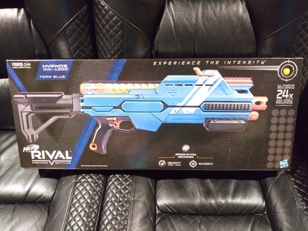Nerf gun Rival Hynos Rifle NEW with 24 rounds