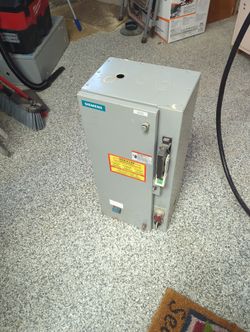 Siemens Motor Starter 3p 208v 7 1/2HP