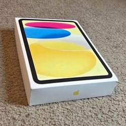 Apple iPad 10th Gen Yellow  New