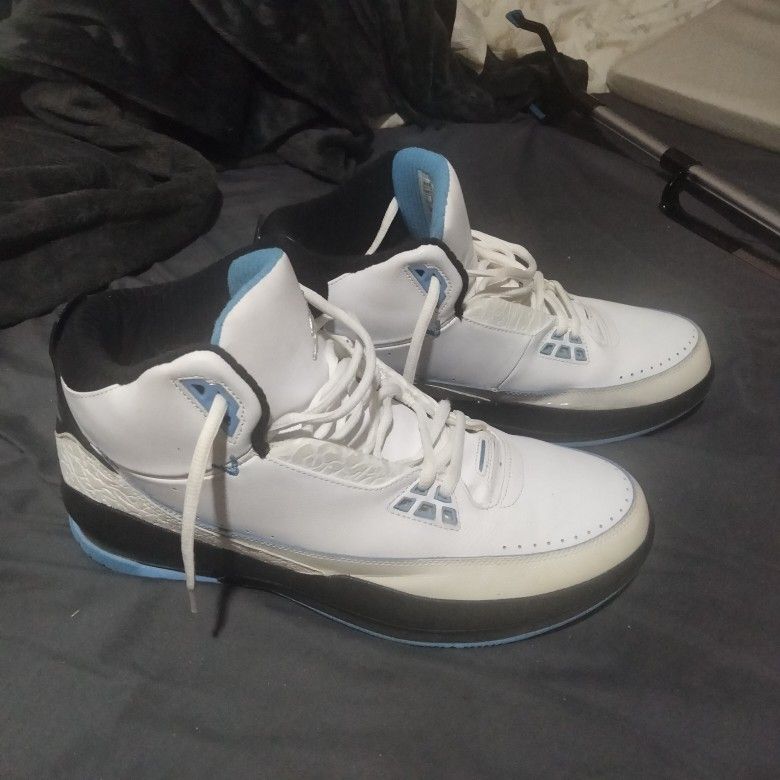 2008 Nike Air Jordan 2.5 UNC Carolina Blue White Black Men’s 13 331987-106