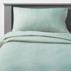 Mint Green Floral bed sheets Set